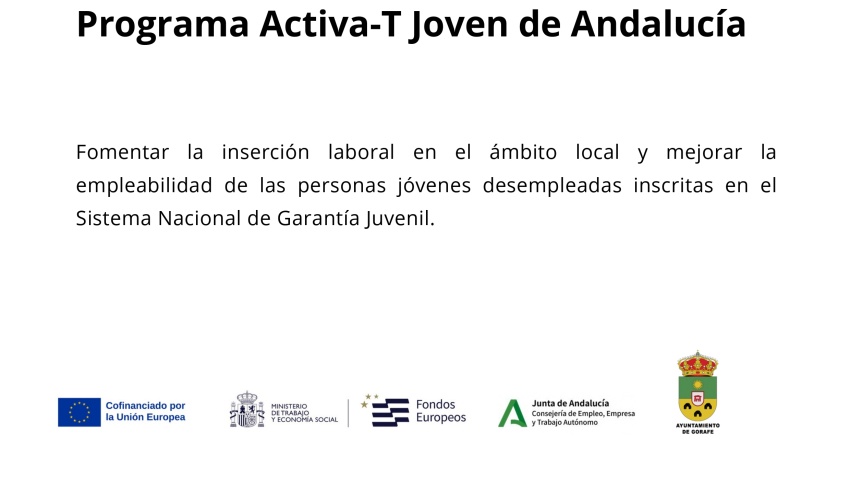 Programa Activa-T Joven de Andalucía